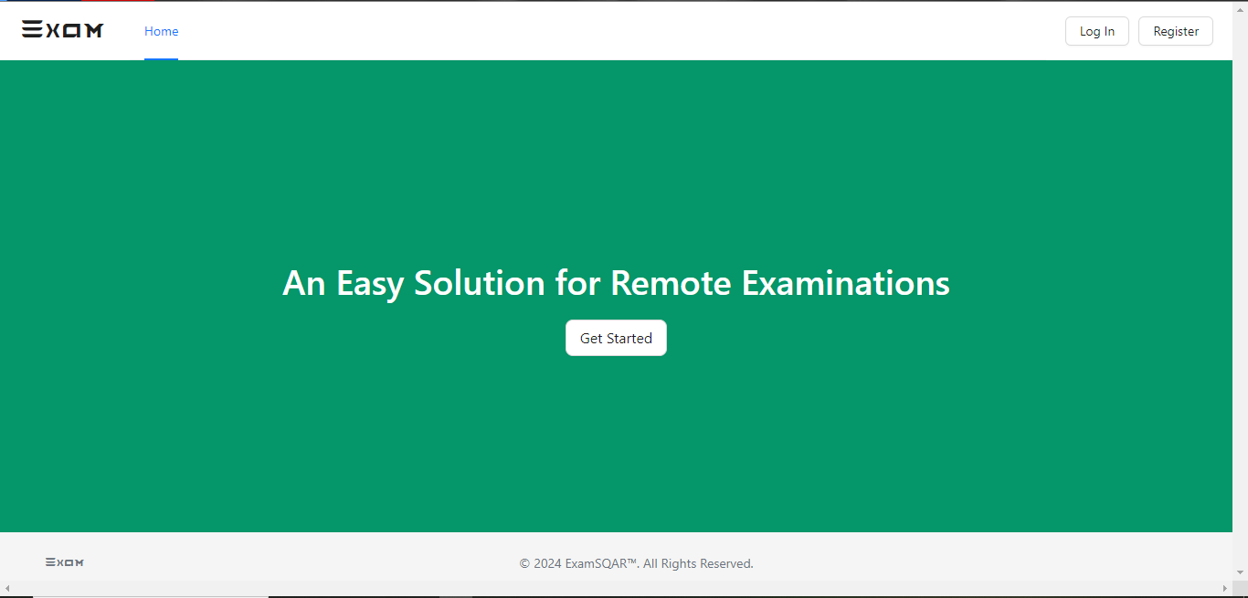 Portfolio project - Online Exam Conductor - EaxmSQAR