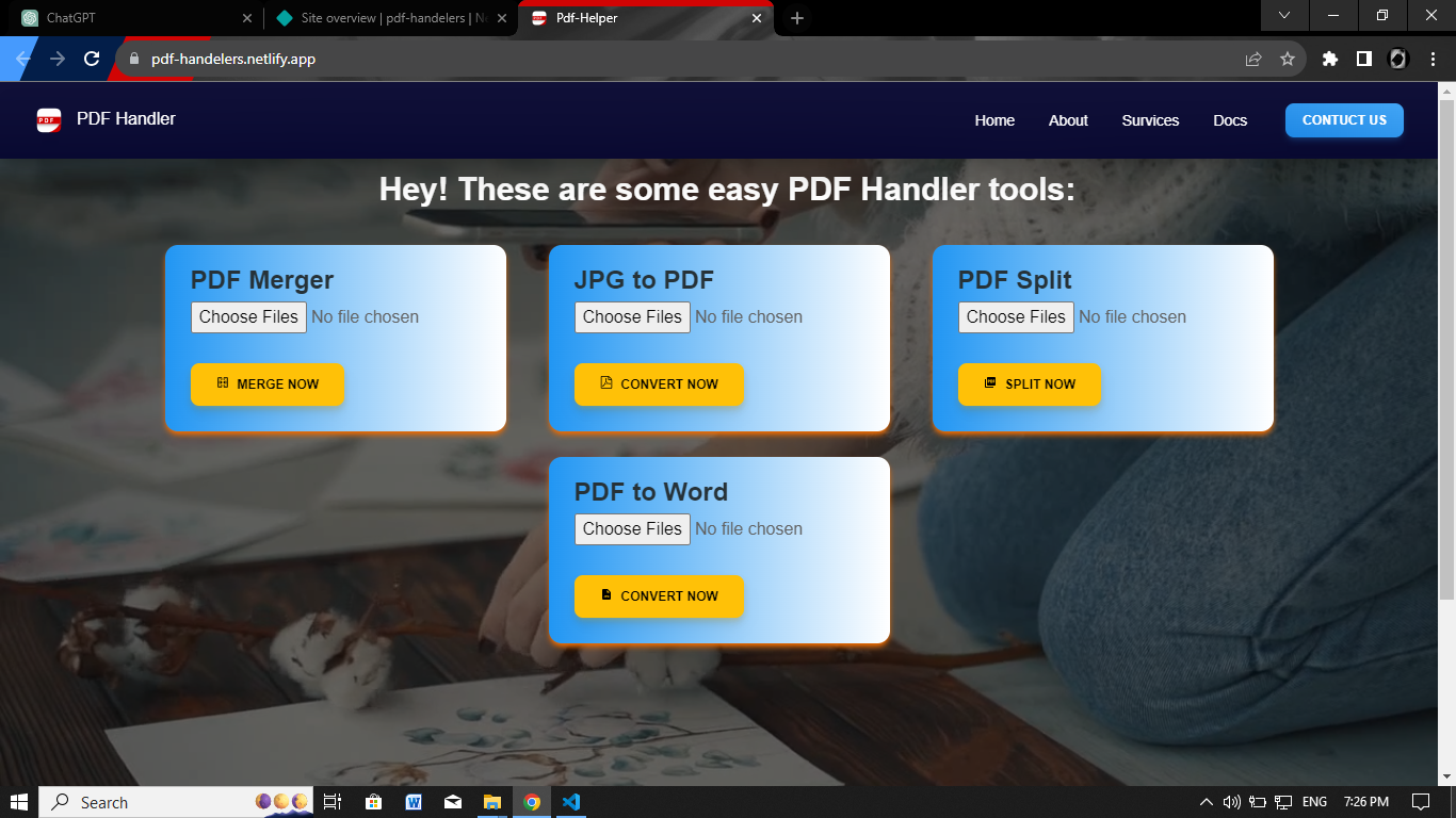 Project: PDF tools
